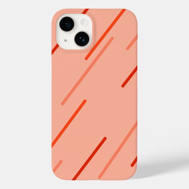 Orange und Rot Case-Mate iPhone 14 Hülle (Rückseite)