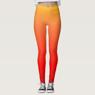 Orange und Rote Leggings