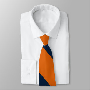 Orange und schüchterner blauer breiter krawatte
