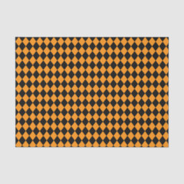 Orange und Schwarz Seidenpapier