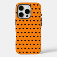 Orange und schwarze iPhone-Abdeckung