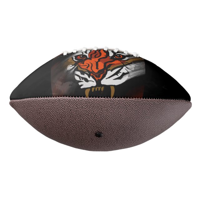 ORANGE- UND SCHWARZE STREIFEN FOOTBALL (Gedreht 270)