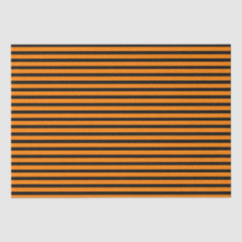 Orange und schwarze Streifen Seidenpapier