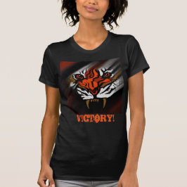ORANGE- UND SCHWARZE STREIFEN T-Shirt
