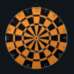 Orange und Schwarzes Dartscheibe<br><div class="desc">Orange und schwarze Dartscheibe</div>