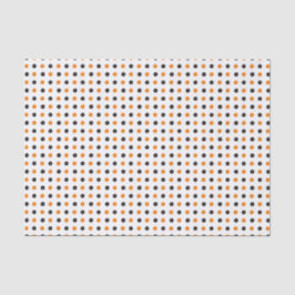 Orange und schwarzes Halloween-Seidenpapier Seidenpapier