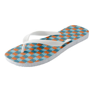 orange und türkis flip flops