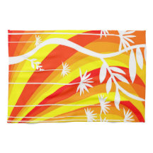 Orange und Weiß Botanisch