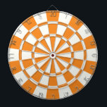 orange und weiß dartscheibe<br><div class="desc">Orangefarbenes und weißes Dart Board</div>