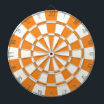 orange und weiß dartscheibe<br><div class="desc">Orangefarbenes und weißes Dart Board</div>