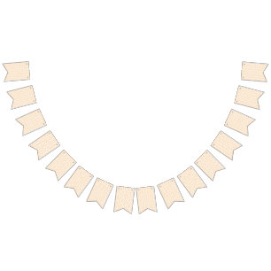 Orange und Weiß mit Wirbel Wimpelkette