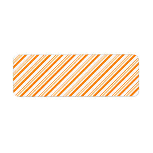 Orange und Weiß Striped