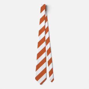 Orange- und White-Custom-Strip-Krawatte Krawatte
