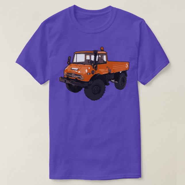 Orange UNIMOG T-Shirt (Design vorne)