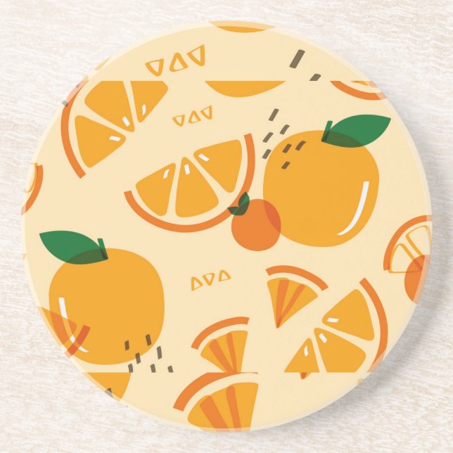 Orange Untersetzer (Vorne)