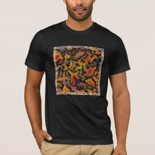 Orange-versteinerte Dinosaurier-Knochen T-Shirt