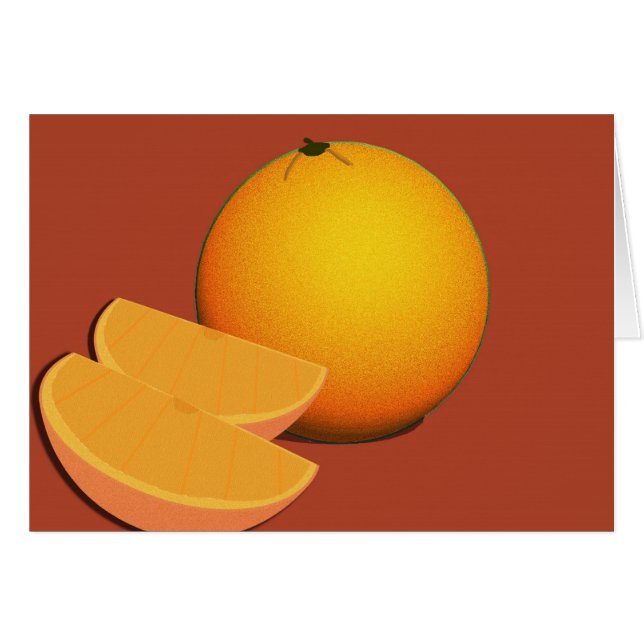 Orange, vous avez le plaisir de la carte texte int (Devant horizontal)