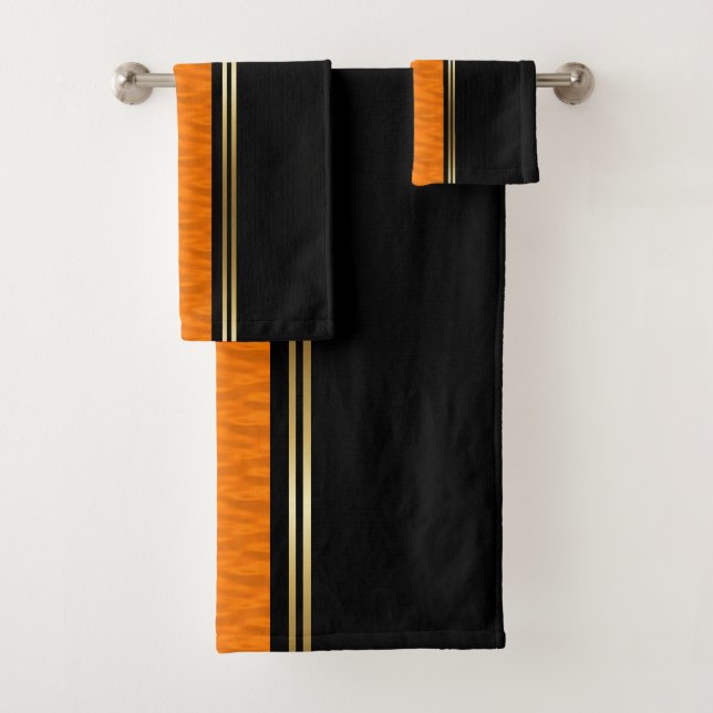 Orange Wasser Badhandtuch Set (Insitu)