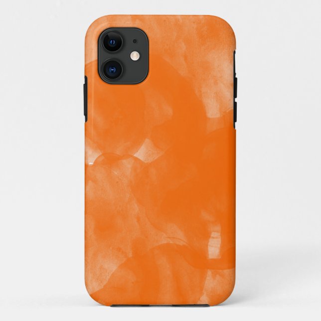 orange Wasserfarbfarbe iphone Kasten Case-Mate iPhone Hülle (Rückseite)
