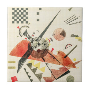 Orange - Wassily Kandinsky Moderne Kunst Fliese