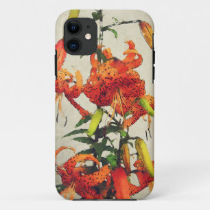 Orange Watercolor Tiger Lilie 1 Case-Mate iPhone Hülle