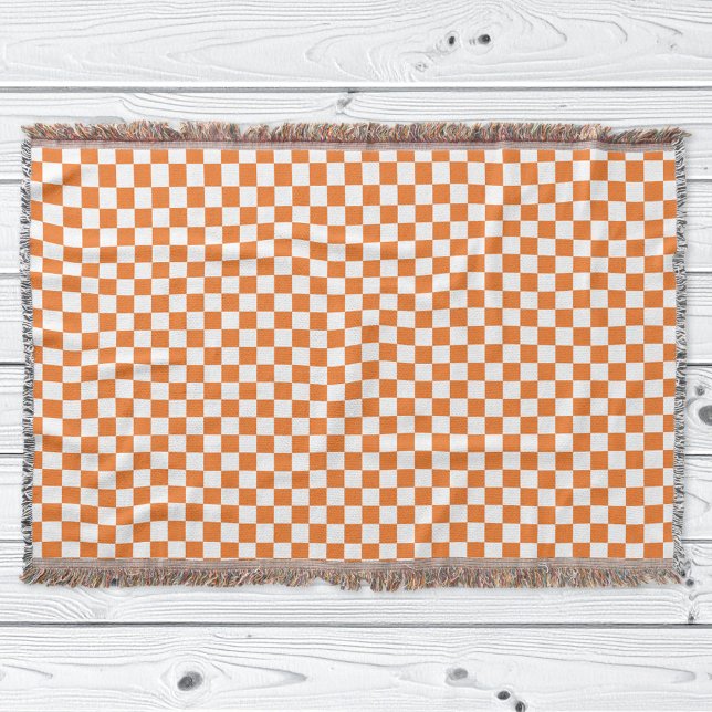 Orange-Weiß kariert Decke (Von Creator hochgeladen)