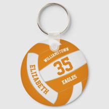 Orange-Weiß-Sportmannschaft - Volleyball