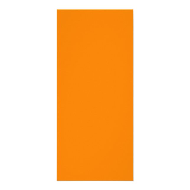 Orange Werbekarte (Vorne)