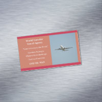 Orange White Flugzeug Agent Airplane Travel Agency
