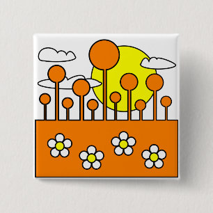 Orange World Button