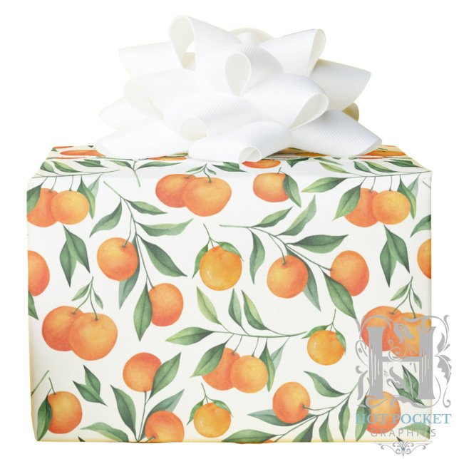 Orange Wrapping Paper Geschenkpapier (Von Creator hochgeladen)
