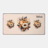 Orange Yellow Gray Blume Bouquet