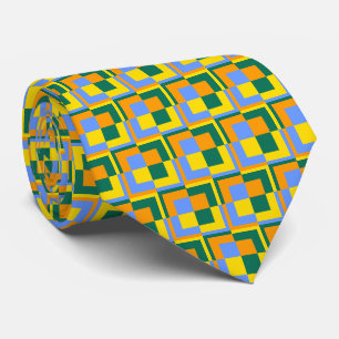 Orange Yellow Green Krawatte