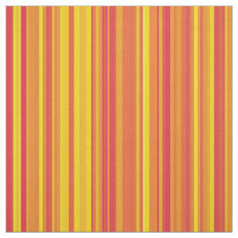 Orange Yellow Red Stripes Stoff