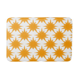 Orange Yellow Sunny Suns Badematte