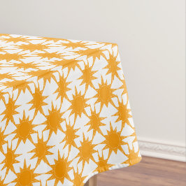 Orange Yellow Sunny Suns Tischdecke