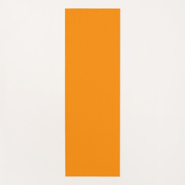 Orange  yogamatte (Vorderseite)