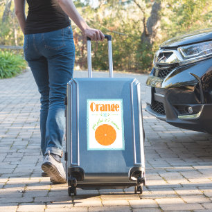 Orange You Glad Es ist Sommer Aufkleber