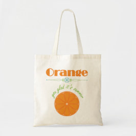 Orange You Glad Es ist Summer Themed Pattern Tragetasche