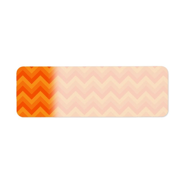 Orange Zigzag Streifen. (Vorne)