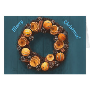 Orange, Zimt, Kiefernkone, Aniskraut