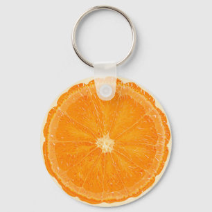 Orange Zitrusfrucht-Schlüsselanhänger Schlüsselanhänger
