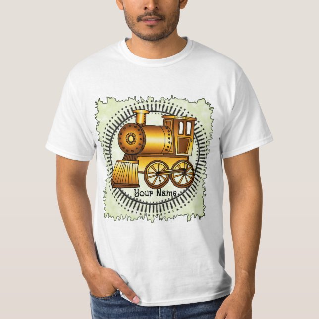 Orange Zug T-Shirt (Vorderseite)