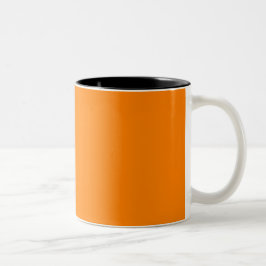 Orange Zweifarbige Tasse