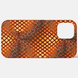 OrangeBrown-Design, das wie ein Jute-Netzwinkel au Case-Mate iPhone Hülle