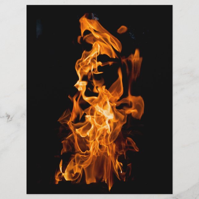 Orangefarben Flyer (Vorne)