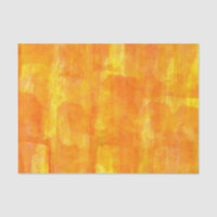 Orangefarbene Aquarelldrucke