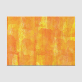 Orangefarbene Aquarelldrucke Seidenpapier