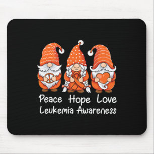 Orangefarbene Bänder unterstützen Überlebende von Mousepad