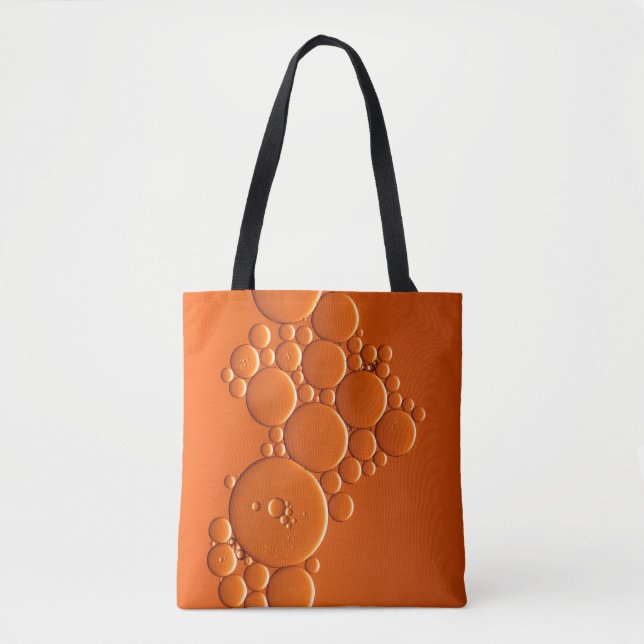 Orangefarbene Blasen Tasche (Vorderseite)